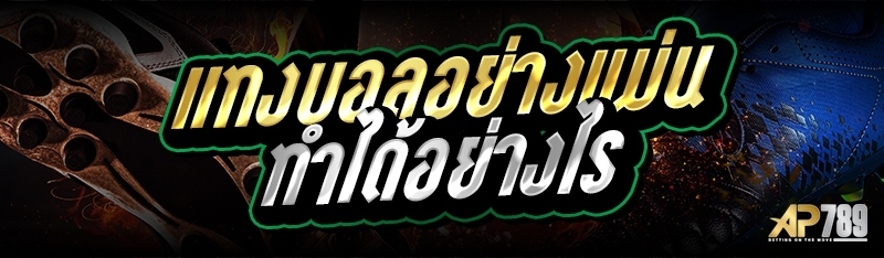 แทงบอลอย่างแม่นทำได้อย่างไร 
